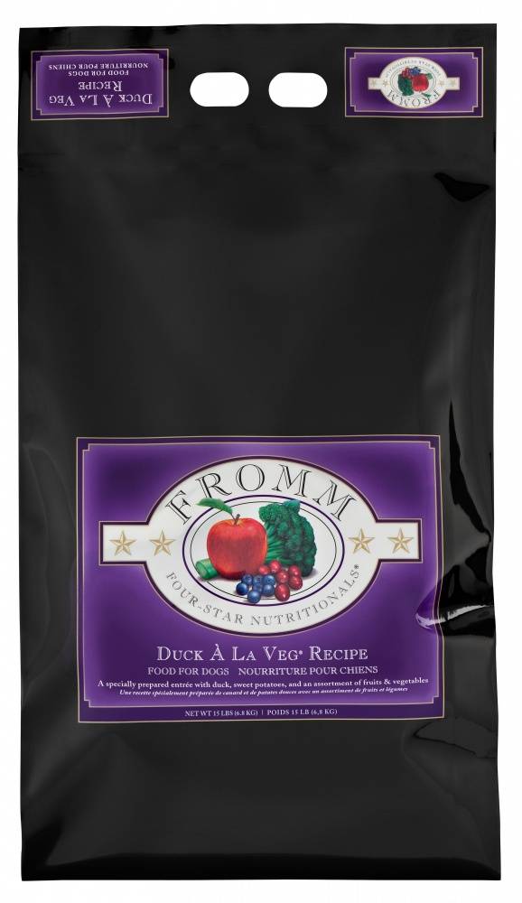 <b>Fromm Family</b> Four Star Duck A La Veg Dry Dog Food