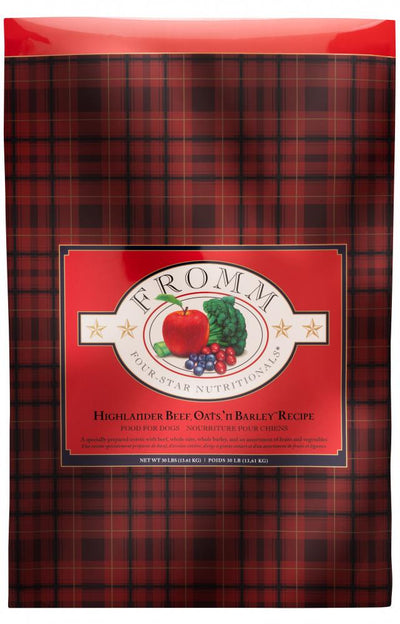 <b>Fromm Family</b> Four Star Highlander Beef, Oats, 'n Barley Dry Dog Food