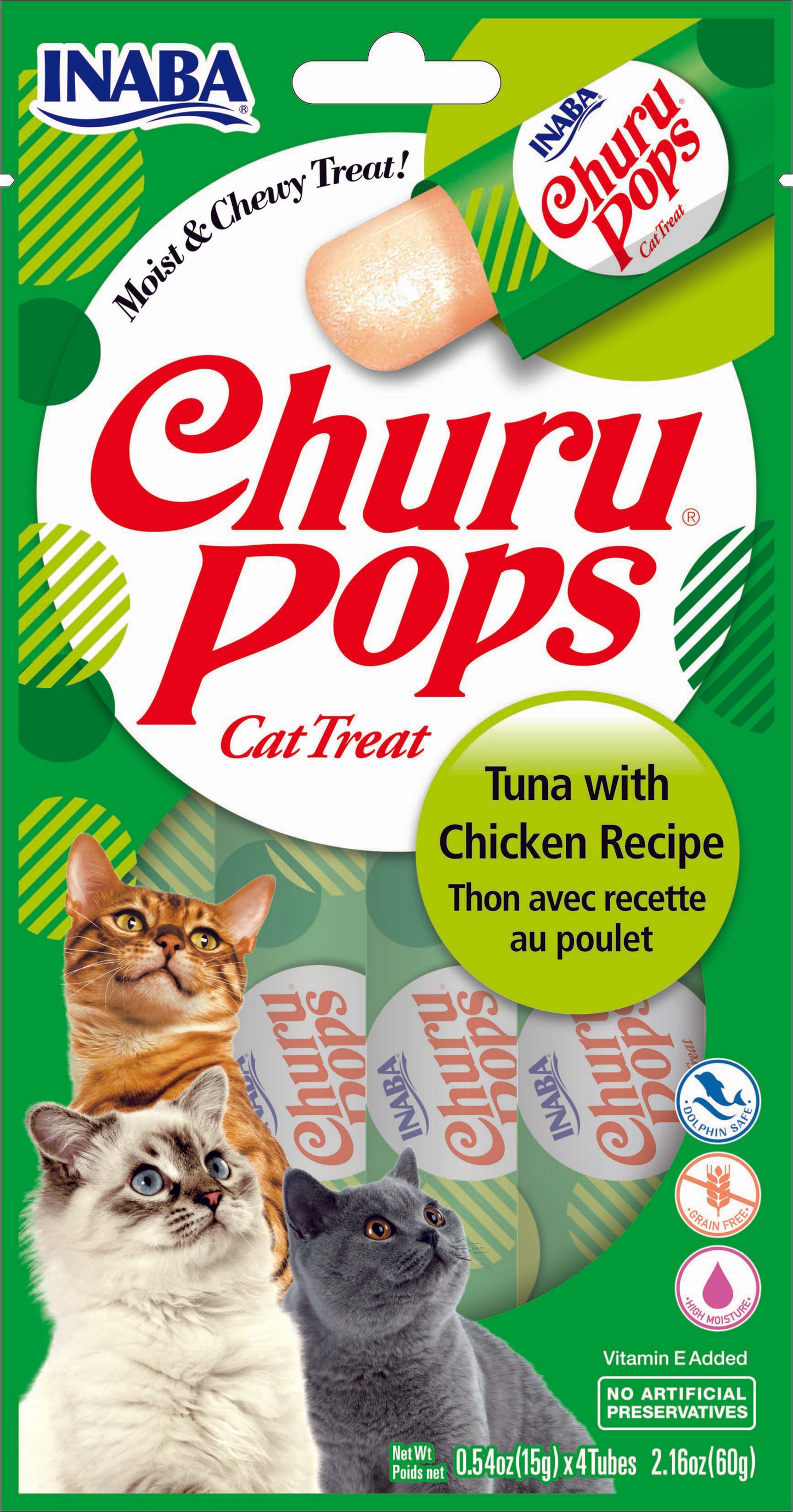 Inaba Churu Pops Tuna with Chicken Juicy Cat Treat
