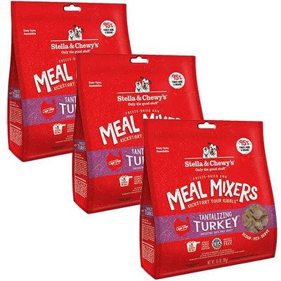 <b>Stella & Chewy's</b> Freeze Dried Tantalizing Turkey (Pack of 3) 3.5 Oz Bags<br><br>