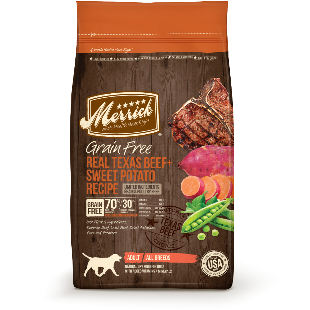 Merrick Grain Free Real Texas Beef and Sweet Potato Dry Dog Food