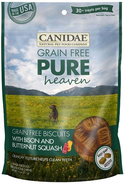 Canidae Grain Free PURE Heaven Biscuits with Bison and Butternut Squash Dog Treats