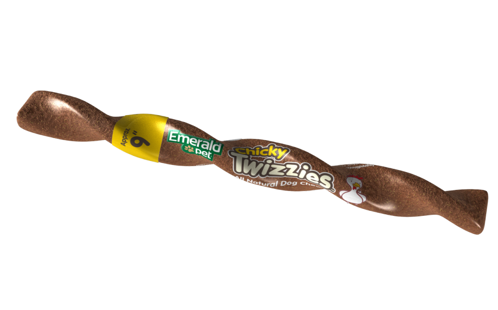 Emerald Pet Chicky Twizzies Natural Dog Chew