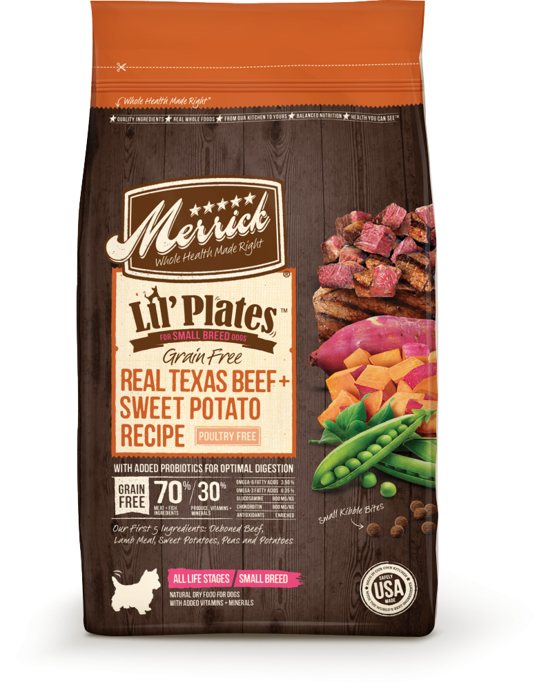 Merrick Lil' Plates Small Breed Grain Free Real Beef and Sweet Potato Dry Dog Food