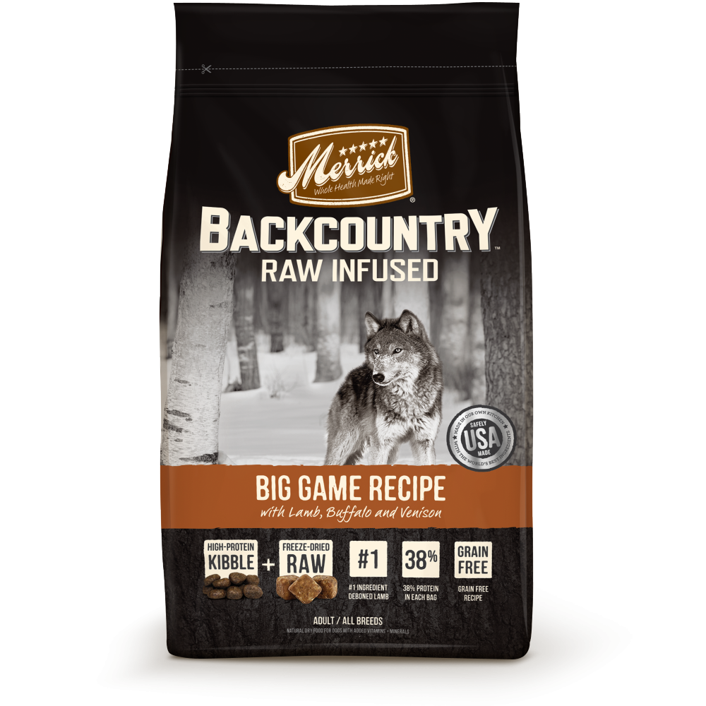 Merrick Backcountry Adult Grain Free Big Game Recipe Dry Dog Food
