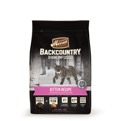 Merrick Backcountry Grain Free Kitten Recipe Dry Cat Food