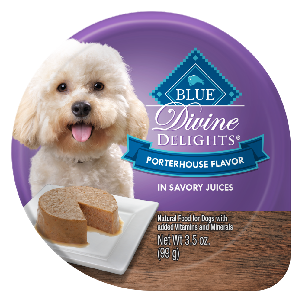Blue Buffalo Divine Delights Small Breed Porterhouse Pate Dog Food Cup