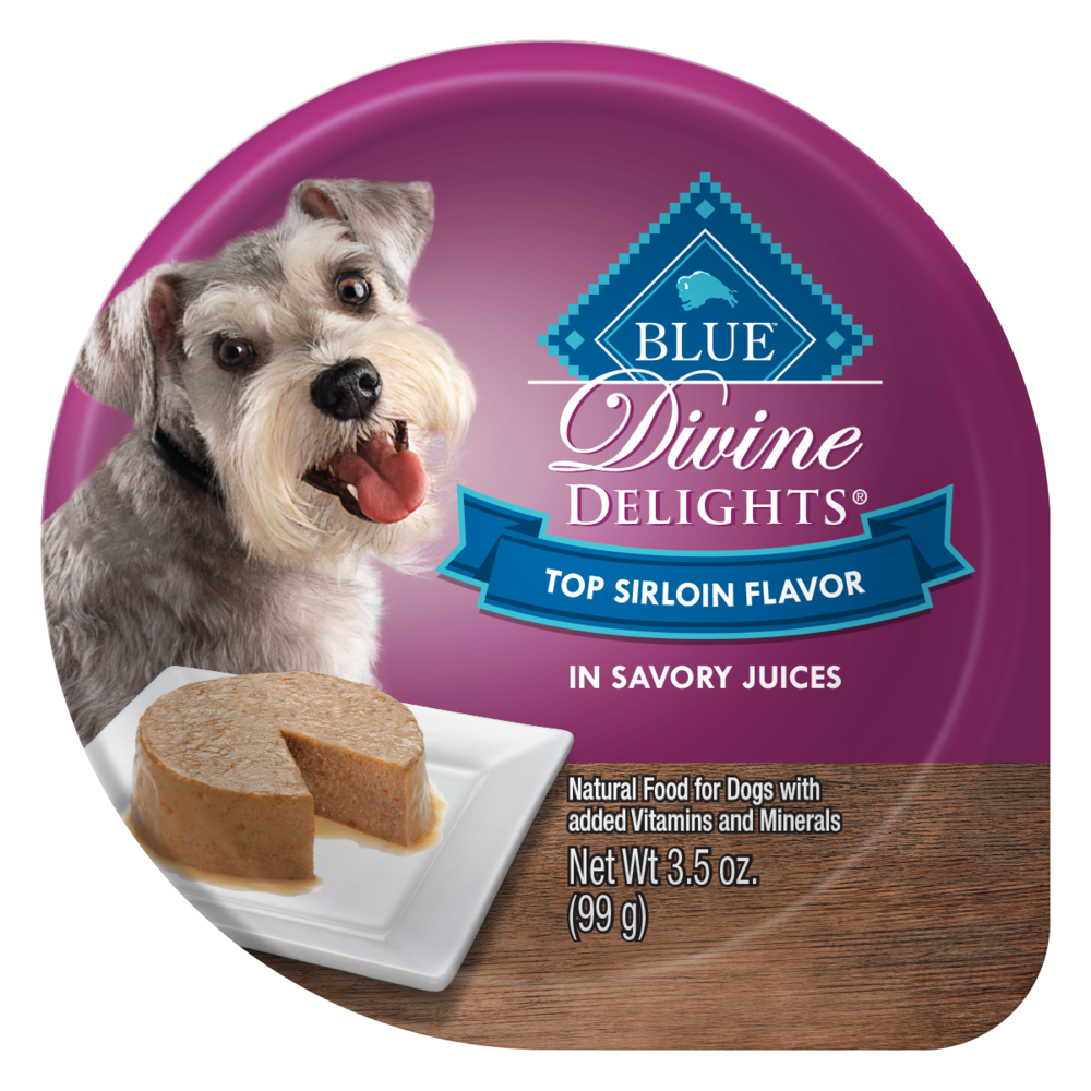 Blue Buffalo Divine Delights Small Breed Top Sirloin Pate Dog Food Cup
