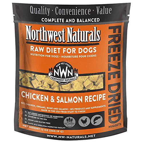 <b>Northwest Naturals</b> Raw Rewards Freeze Dried Nuggets - Dinner for Dogs - Chicken & Salmon - 12 OZ