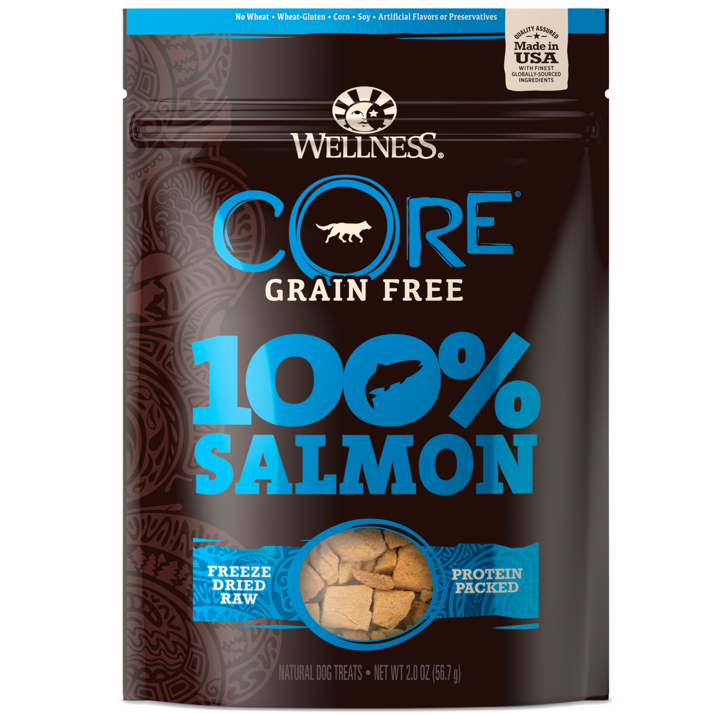 <b>Wellness Core</b> 100% Freeze Dried Dog Treats - Salmon - 2 Oz Bag