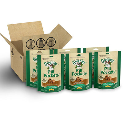 <b>Greenies</b> Pill Pockets Dog Treat Capsules - Peanut Butter - 6 Pack 7.9 Oz <br></br>