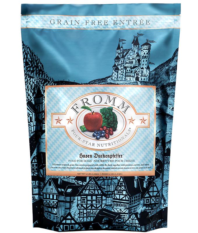 <b>Fromm Family</b> Four Star Grain Free Hasen Duckenpfeffer Dry Dog Food