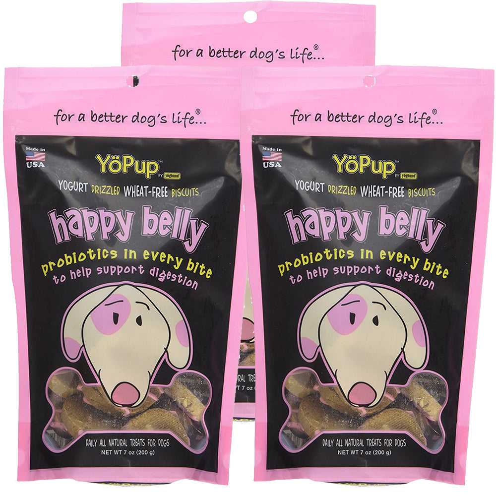 <b>Yoghund</b> YoPup Less Stress Wheat-Free Biscuits with Yogurt Probiotic Icing - 7oz