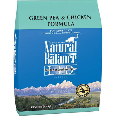 <b>Natural Balance</b> L.I.D. Limited Ingredient Diets Green Pea and Chicken Dry Cat Food