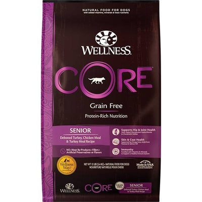 <b>Wellness Core</b> Grain-Free Original Dry Food For Senior Dogs - Turkey & Chicken Recipe