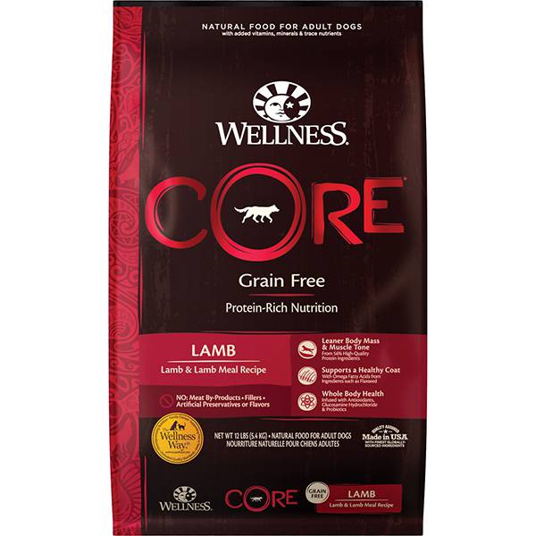 <b>Wellness CORE</b> Grain-Free Lamb Recipe Dry Dog Food