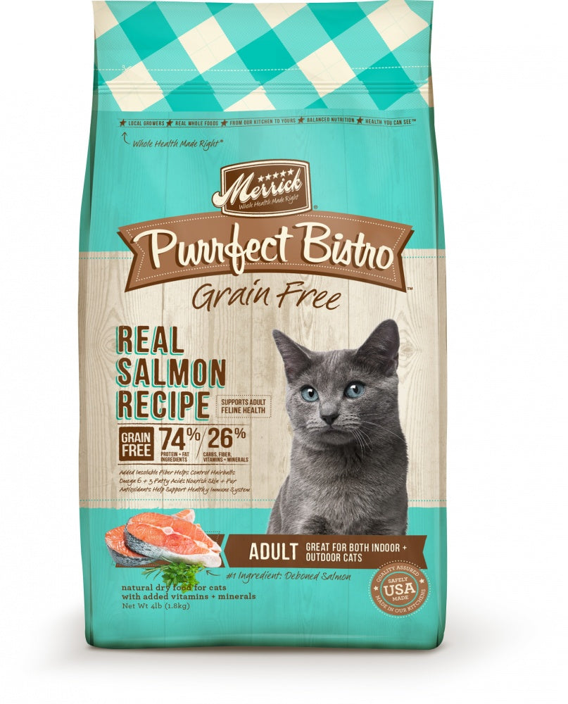 Merrick Purrfect Bistro Grain Free Real Salmon & Sweet Potato Recipe Dry Cat Food