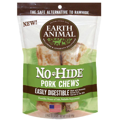 <b>Earth Animal</b> No-Hide Pork Chews for Dogs - 2 Pack