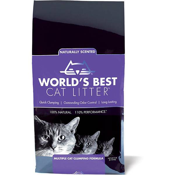 <b>World's Best Cat Litter</b> Lavender Scented Multiple Cat Clumping Formula Cat Litter