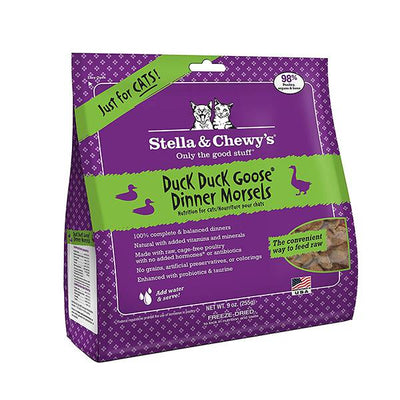 <b>Stella & Chewy's</b> Duck Duck Goose Dinner Morsels Freeze Dried Raw for Cats