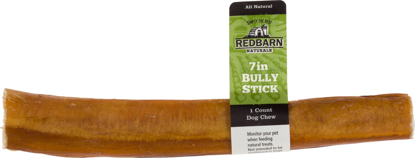 <b>Redbarn</b> Beef Bully Stick 7" Dog Treat