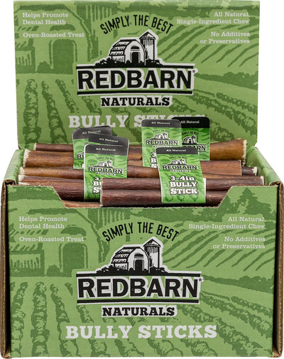 RedBarn Beef Bully Stick 3-4" Dog Treat