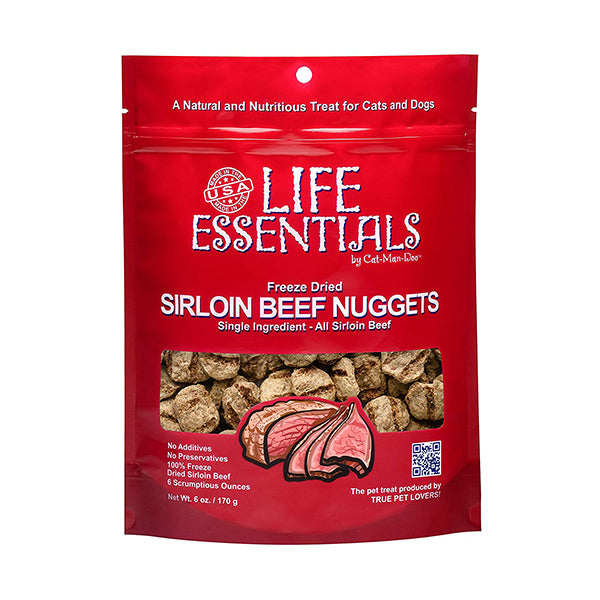 Life Essentials Freeze Dried Sirloin Beef Nuggets