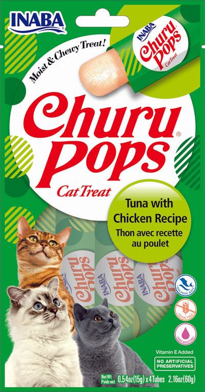 Inaba Churu Pops Tuna with Chicken Juicy Cat Treat