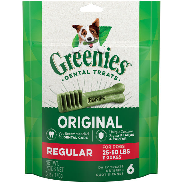 <b>Greenies</b> Original Regular Dog Dental Treats