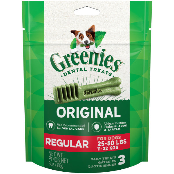 <b>Greenies</b> Original Regular Dog Dental Treats