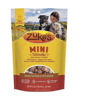 <b>Zuke's</b> Peanut Butter Mini Naturals Dog Treats