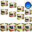<b>Fussie Cat</b> Premium Canned Grain Free Cat Wet Food - Variety Bundle 4 Flavors Pack With HS Pet Food Bowl