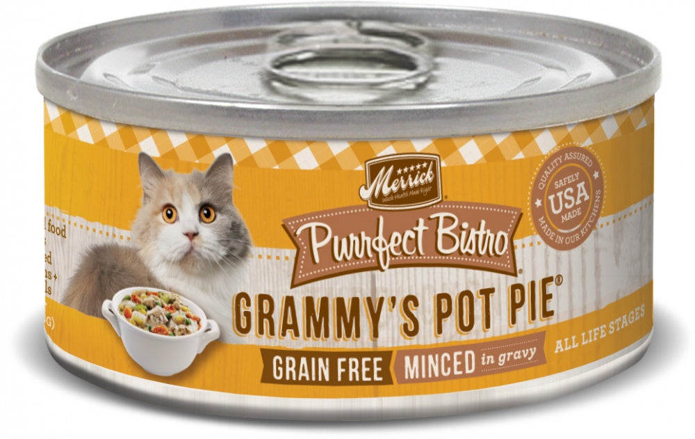 Merrick Purrfect Bistro Grammy's Pot Pie Grain Free Canned Cat Food