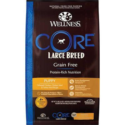 <b>Wellness Core</b> Grain-Free Original Dry Food For Large Breed Puppies - Turkey & Chicken Recipe