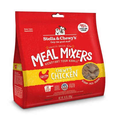 <b>Stella & Chewy's</b> Freeze Dried Raw Chewy's Chicken Meal Mixers Grain Free Dog Food Topper