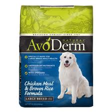 AvoDerm Natural Large Breed Adult Chicken Meal and Brown Rice Dry Dog Food