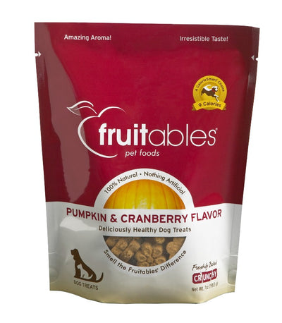 Fruitables Crunchy Pumpkin and Cranberry Dog Treats