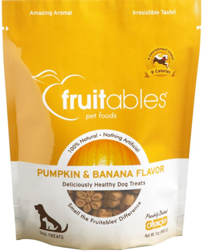 Fruitables Crunchy Pumpkin and Banana Dog Treats