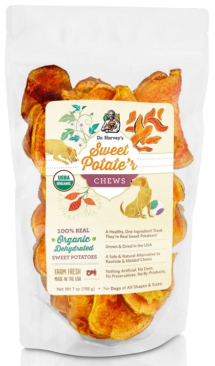 Dr. Harvey's Sweet Potate'r Chews Dog Treats