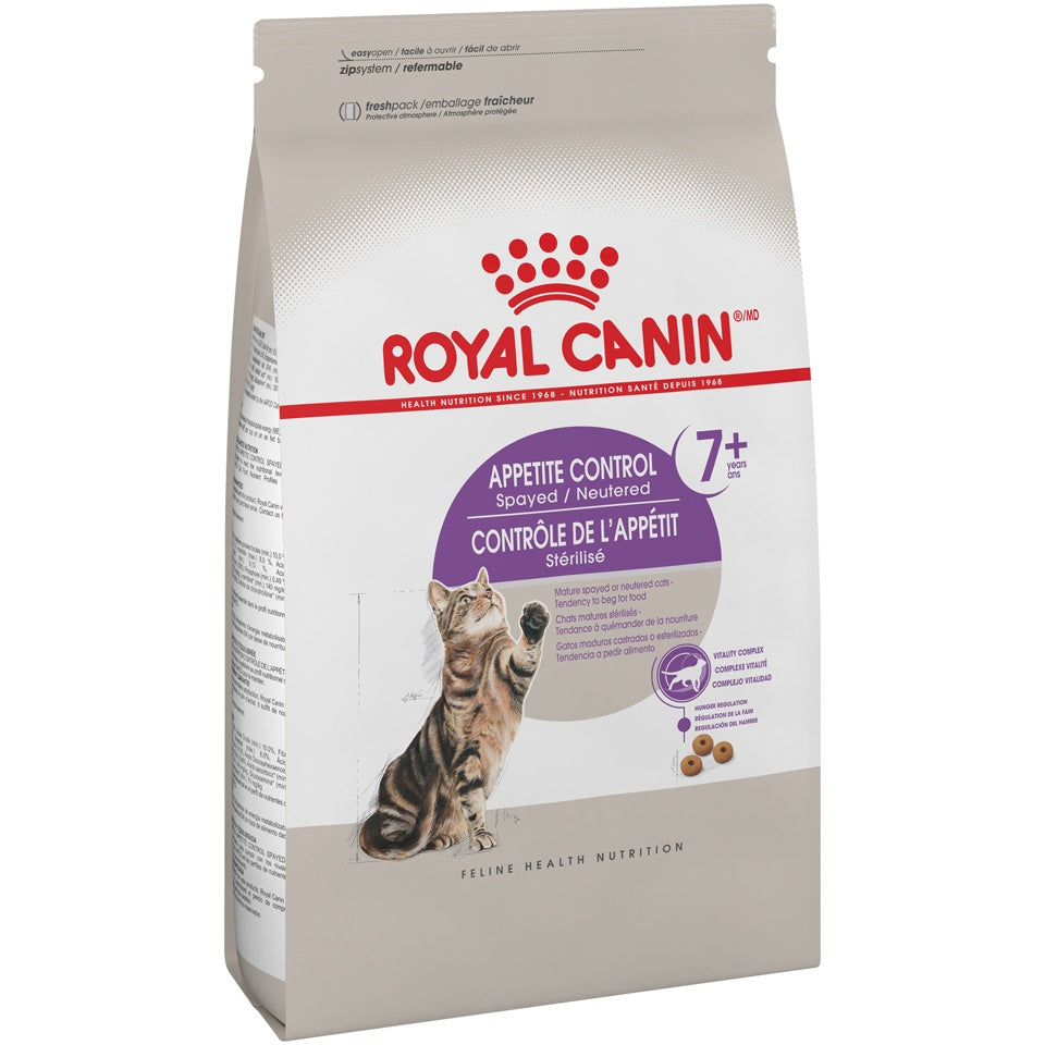 Royal Canin Feline Health Nutrition Spayed or Neutered Appetite Control Senior 7+ Dry Cat Food