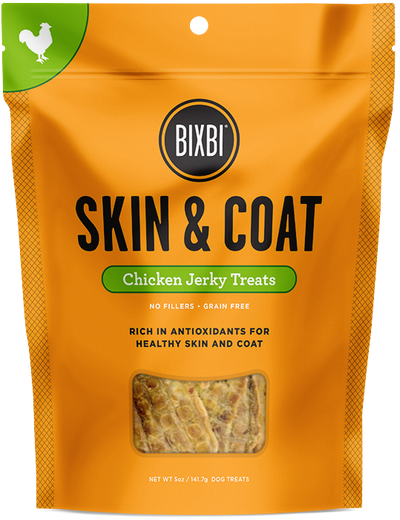 Bixbi Skin and Coat Chicken Breast Jerky Dog Treats