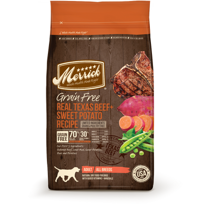 Merrick Grain Free Real Texas Beef and Sweet Potato Dry Dog Food