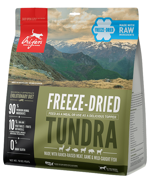 Orijen Grain Free Tundra Adult Freeze Dried Dog Food