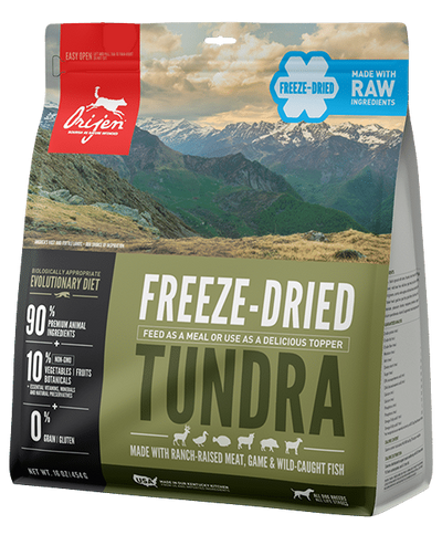 Orijen Grain Free Tundra Adult Freeze Dried Dog Food