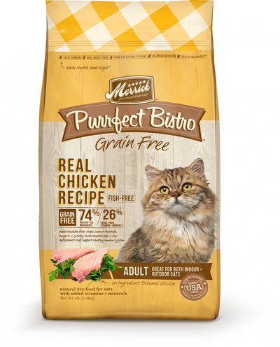 Merrick Purrfect Bistro Grain Free Real Chicken Recipe Dry Cat Food