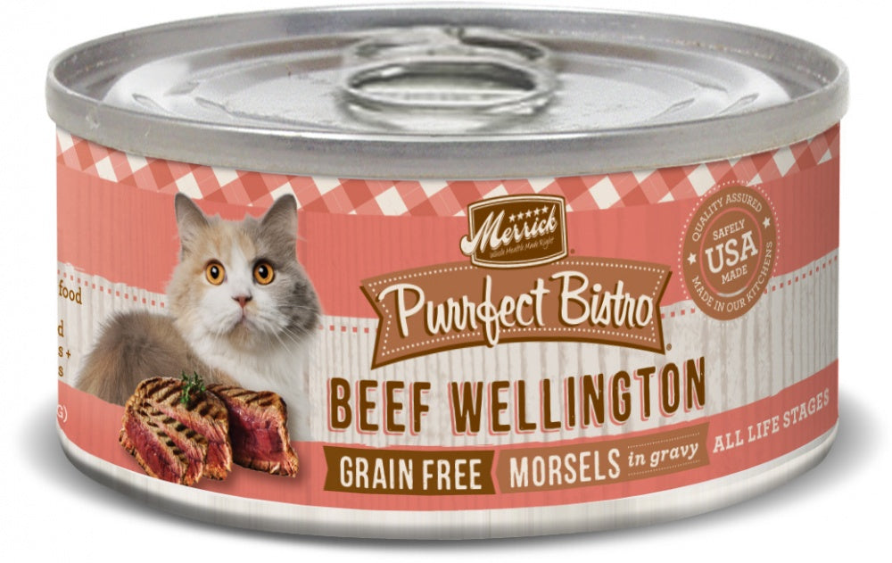 Merrick Purrfect Bistro Beef Wellington Grain Free Canned Cat Food