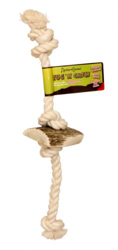 Antler Chewz Tug n Chew Dog Toy