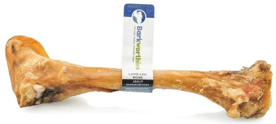 Barkworthies Lamb Leg Bone Dog Treats