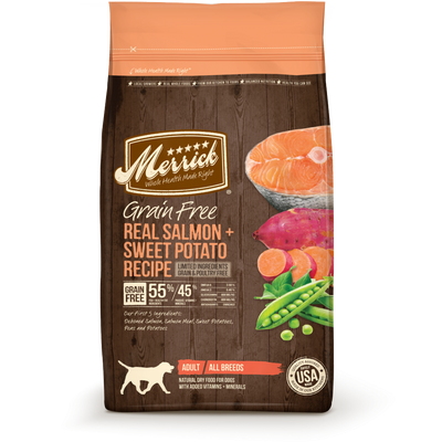 Merrick Grain Free Real Salmon and Sweet Potato Recipe Dry Dog Food