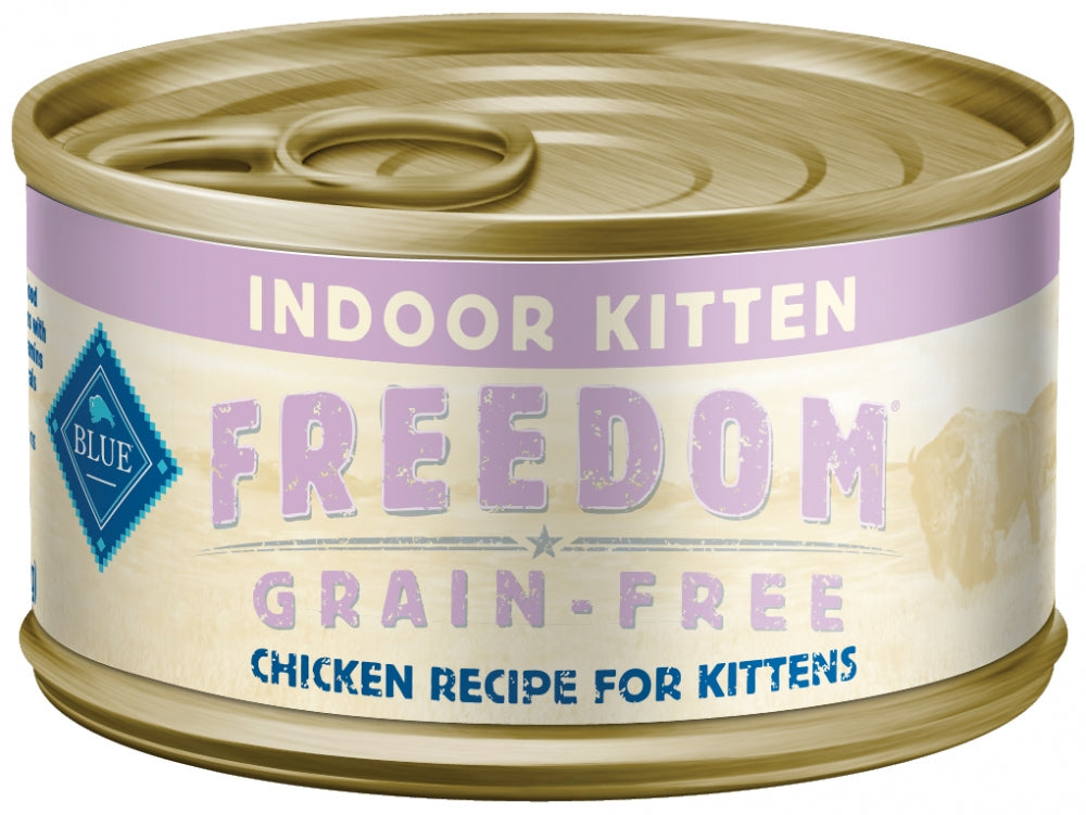 Blue Buffalo Freedom Grain Free Chicken Recipe Indoor Kitten Canned Cat Food